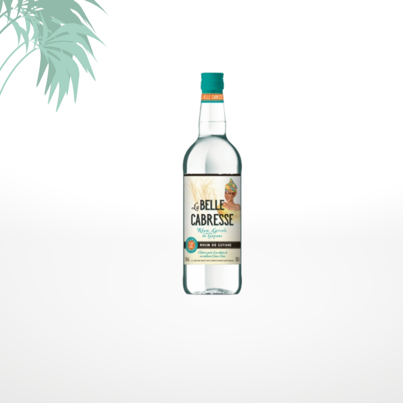 Rhum blanc 50° 1L Belle cabresse