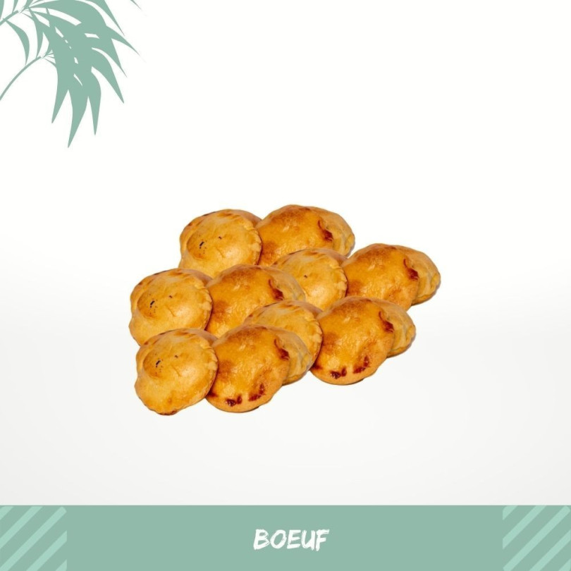 Pâtés salés au boeuf - Lot de 10