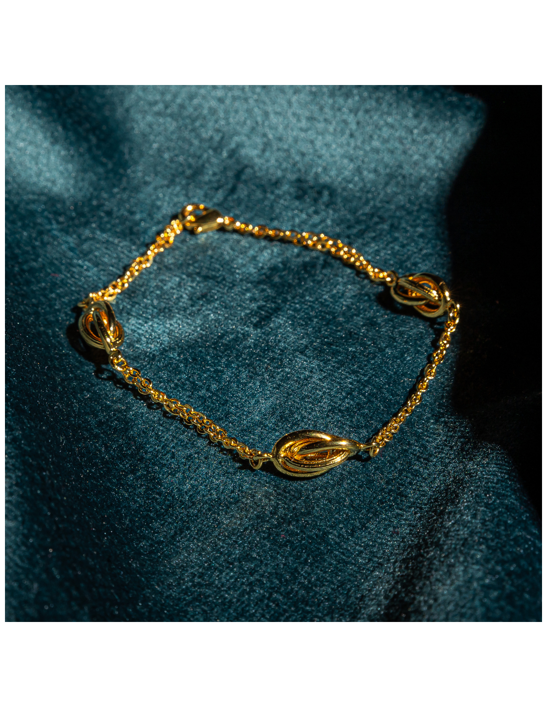 Bracelet 3 forçats - Plaqué Or - Bijou Antillais