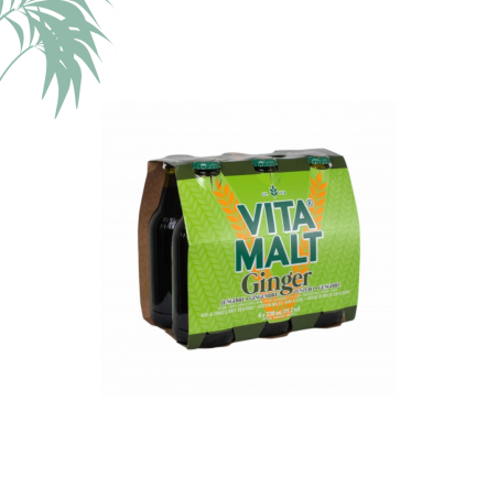 Bières maltée sans alcool Vitamalt au gingembre (33cl X6) Bières maltée sans alcool Vitamalt au gingembre (33cl X6)