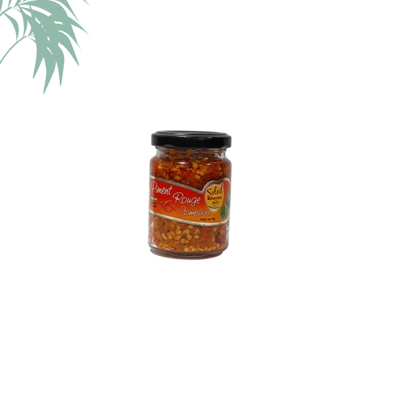 Pâte de piment rouge gingembre mangue 90g Soleil Réunion