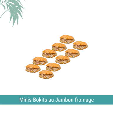 10 mini-bokits jambon fromage