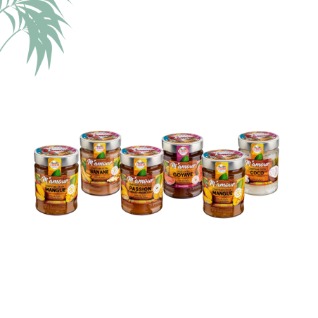 Assortiment de 6 confitures (6x325g) M'amour Assortiment de 6 confitures (6x325g) M'amour
