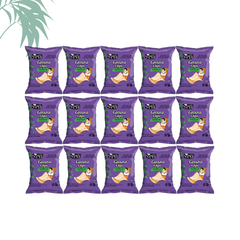 Chips de manioc 57g Samai - Lot de 15