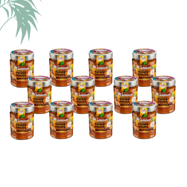 Confiture de patate douce 325g M'amour - Lot de 12