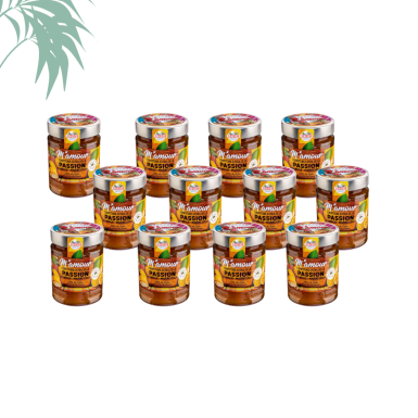 Confiture de passion 325g M'amour - Lot de 12
