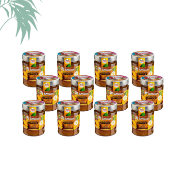 Confiture de mangue 325g M'amour - Lot de 12