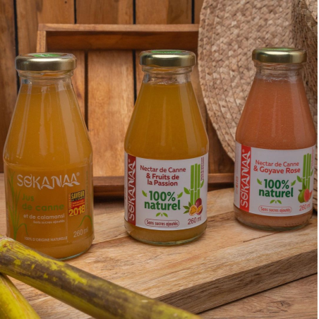 Jus de canne & calamansi 100% naturel 25cl So'Kanaa