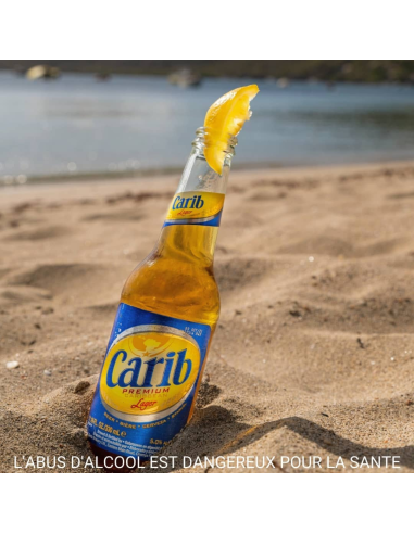 Bière blonde 33cl Carib - Pack de 6 bouteilles