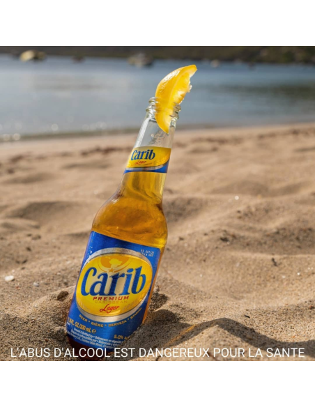 Bière blonde 33cl Carib - Pack de 6 bouteilles
