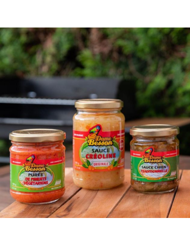 Purée de piments végétariens 180g Dame Besson