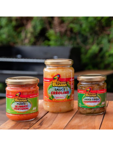 Purée de piments végétariens 180g Dame Besson