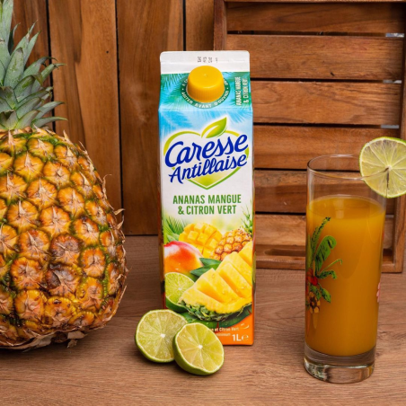 Jus ananas - mangue - citron (6x1L) Caresse Antillaise