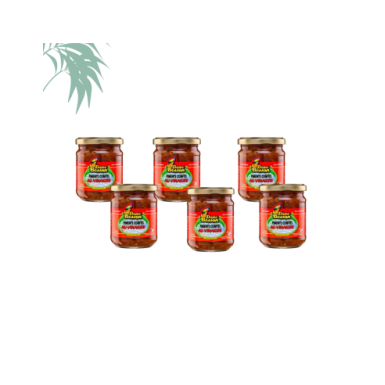 Piments confits au vinaigre 180g Dame Besson - Lot de 6