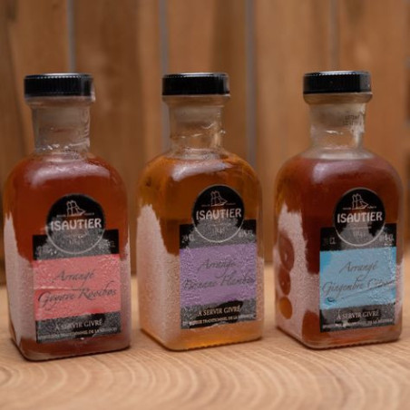 Rhum arrangé banane flambée 40° 50cl Isautier