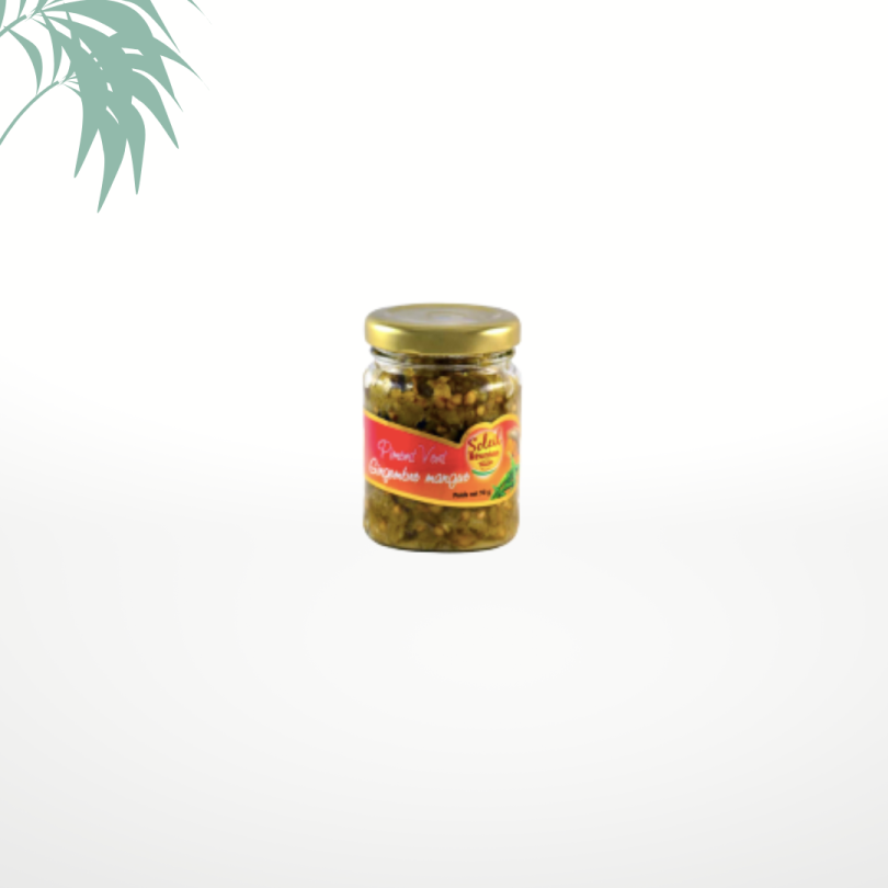 Pâte de piment vert gingembre mangue 90g - Soleil Réunion
