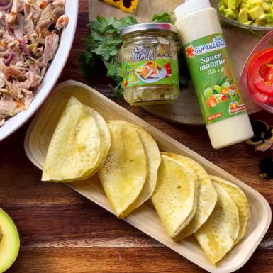 Kit Tasty "Tacos fruit à pain au poulet boucané"