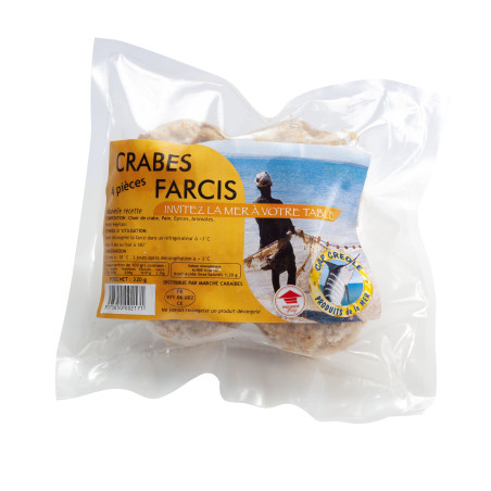 Crabes farcis surgelés (4 x80g) Cap Créole