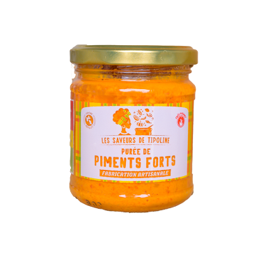 Purée de piments forts - 185g - Les saveurs de Tipoline