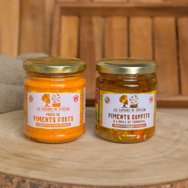 Piments confits à l'huile de tournesol 90g Les saveurs de... 2
