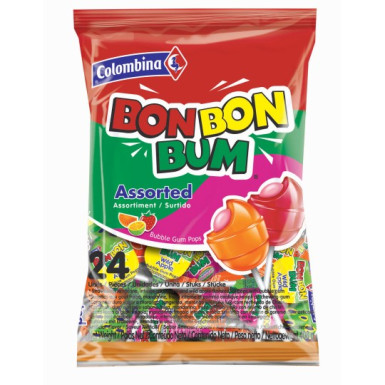 Assortiment de 24 sucettes Bon Bon Bum