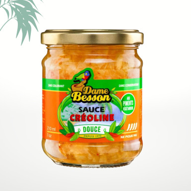 Sauce créoline "douce" 170g Dame Besson