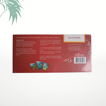 Coffret Quizz Martinique - 3 jeux de cartes