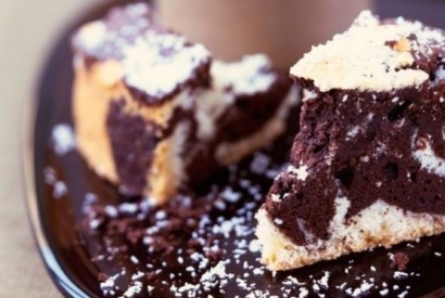 Gâteau marbré coco chocolat