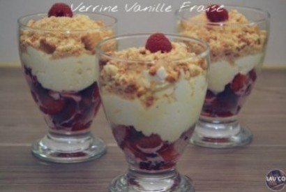 Verrines Fraise & vanille